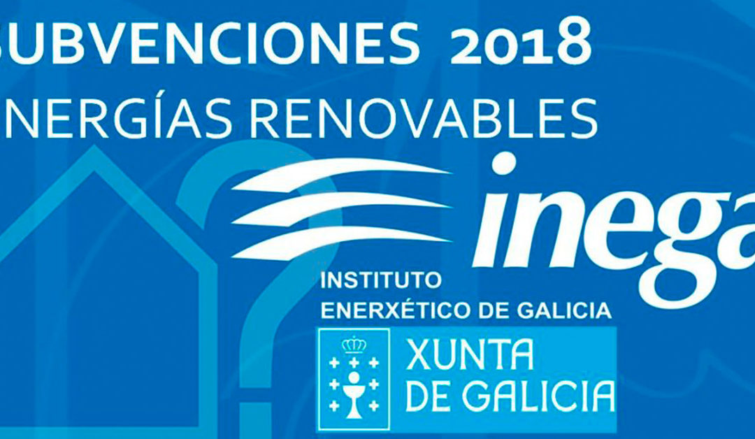 Subvenciones Energias Renovables Galicia Inega